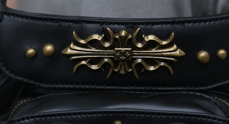 CMX GETFASIONBAGS-Gothic-Waist-Bags-Unisex-Golden-Rivet-Retro-Leather-Thigh-Packs-detail 12