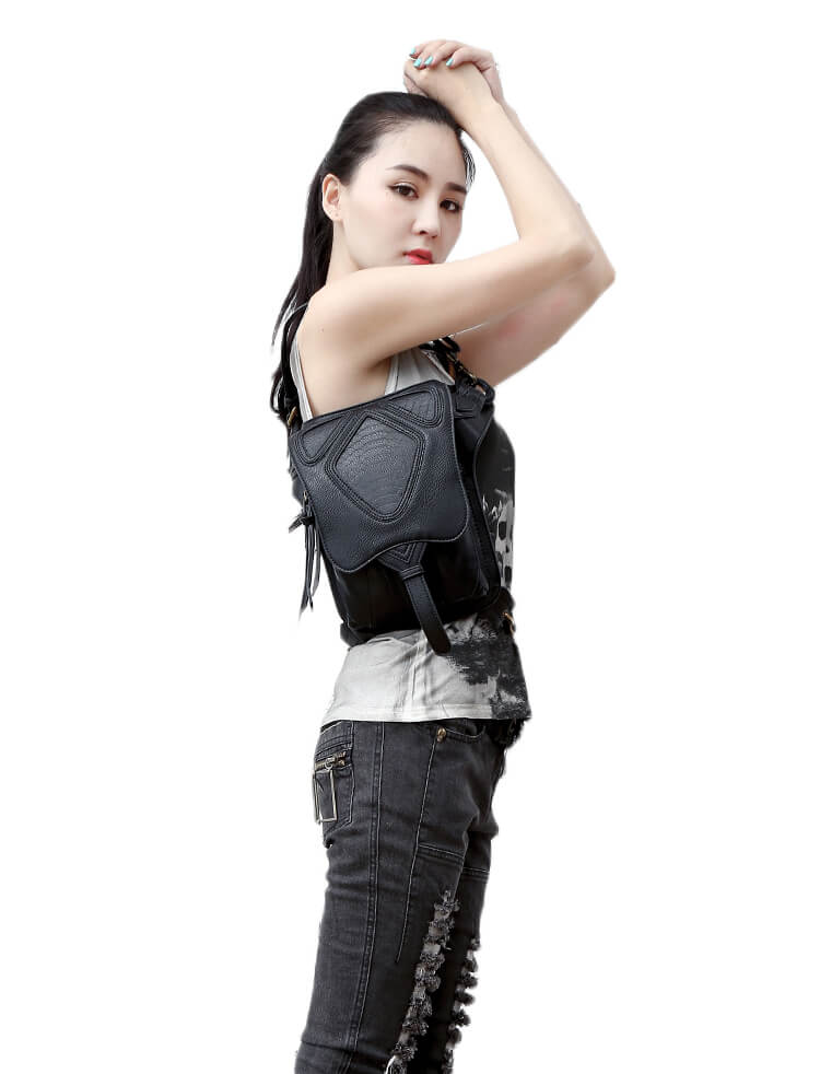 CMX GETFASIONBAGS-Steampunk-Style-Snake-Texture-Waist-Bags 11