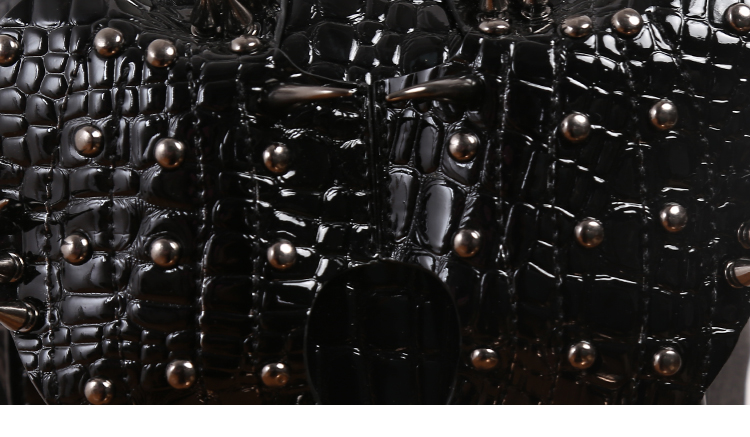 Gothic Waist Bags Leather HipThigh Packs With Leg Holster detail3