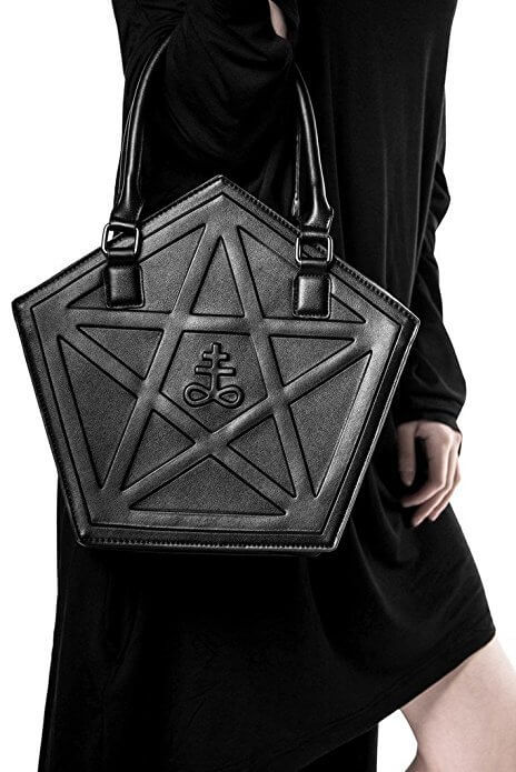 PENTAGRAM PUNK DARKNESS GOTHIC FIVE STAR BAGS detail 2