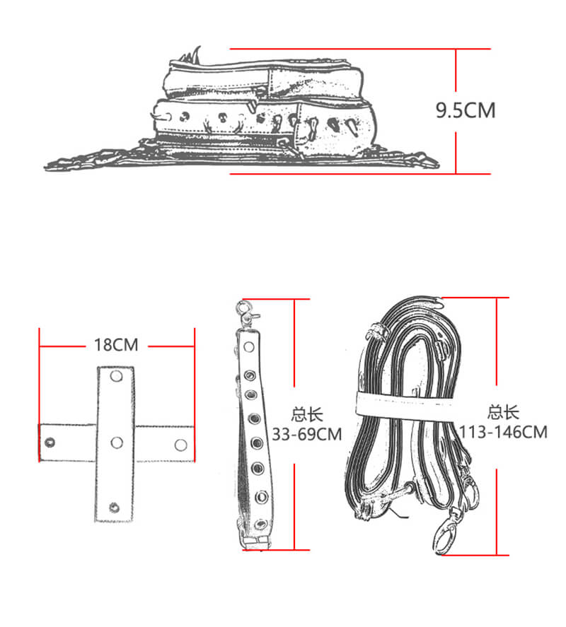Steampunk Spider Waist Bag size