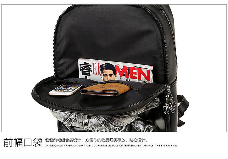 3d-Pu-Leather-Skull-Crown-Backpack-Youth-Fashion-School-Bags-Knapsack-For-Teenage-Boys-Bookbag-Zaino detail 20