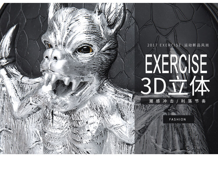 Punk vampire bat rivet waterproof computer school bagback detail 3