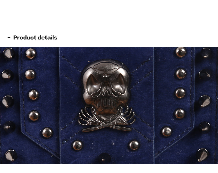 Cmx getfashionbags Blue steampunk  skullbag product detail 1