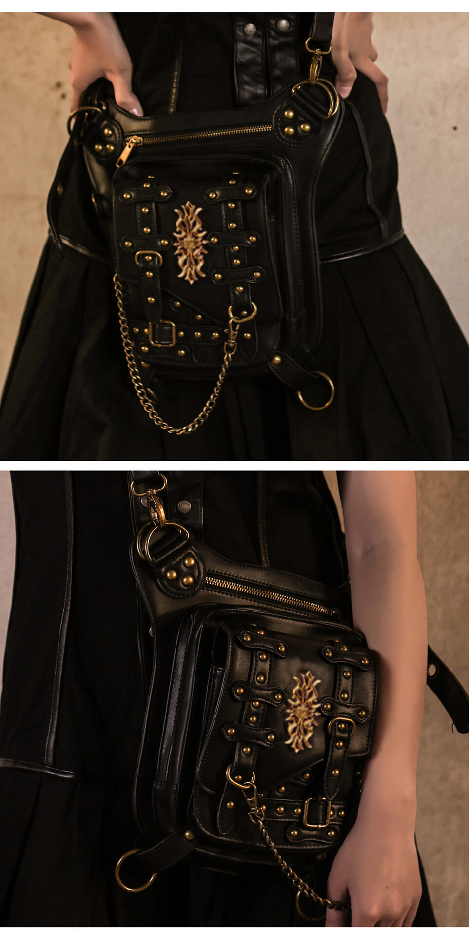 steampunk leather messenger bag 4