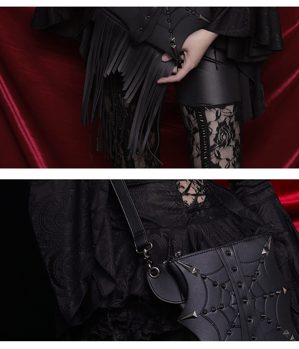 Black punk rrivet for bags 2