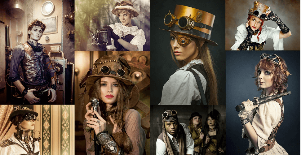 What time period is steampunk.